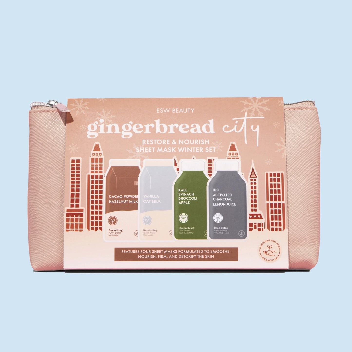 Gingerbread Restoring & Nourishing Sheet Mask Winter Kit