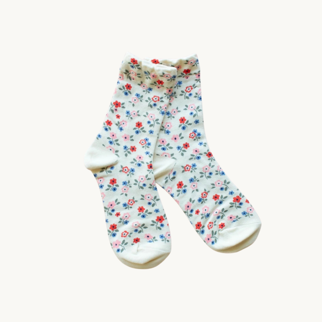Garden Flower Socks
