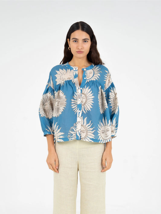 Sol Sun-Printed Blouse