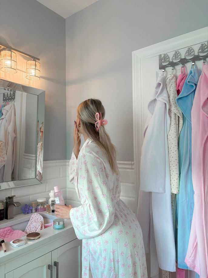 Pink Bows Robe