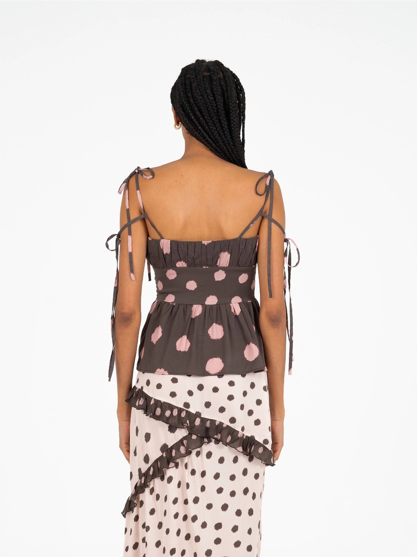 Astra Polka Dot Top