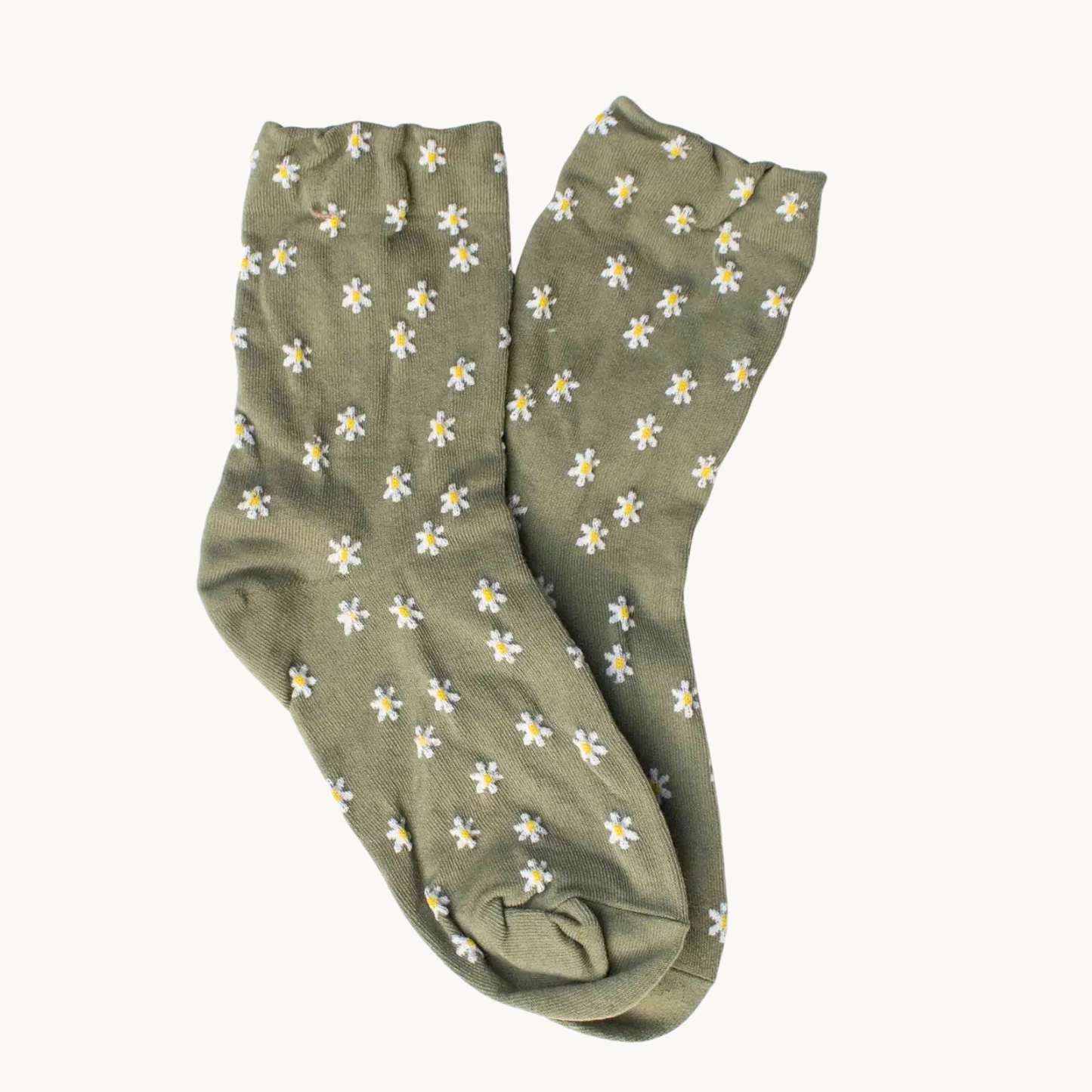 Daisy Meadow Cotton Blend Socks