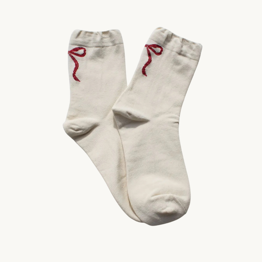 Ribbon Bow Casual Socks