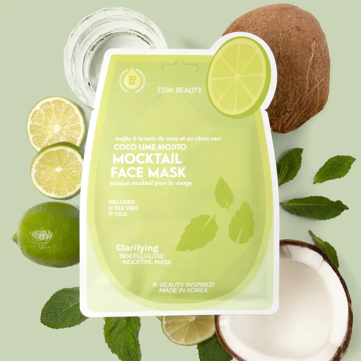 Coco Lime Mojito Mocktail Mask