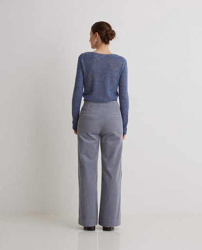 Corduroy Flared Trousers