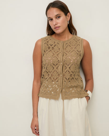 Evergreen Crochet Top