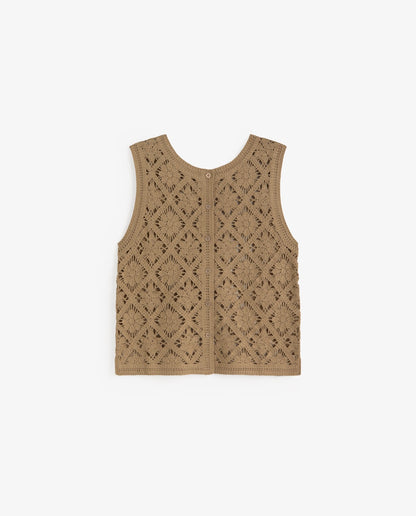 Evergreen Crochet Top