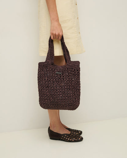 Handmade Plum Bag