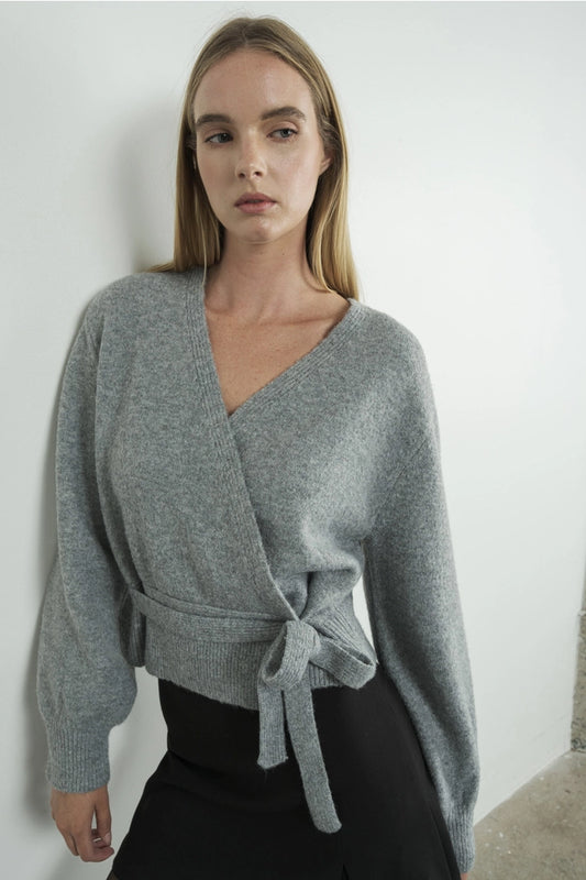 Reya Wrap Sweater