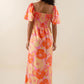 Amanda Floral Maxi Dress - Plus Size