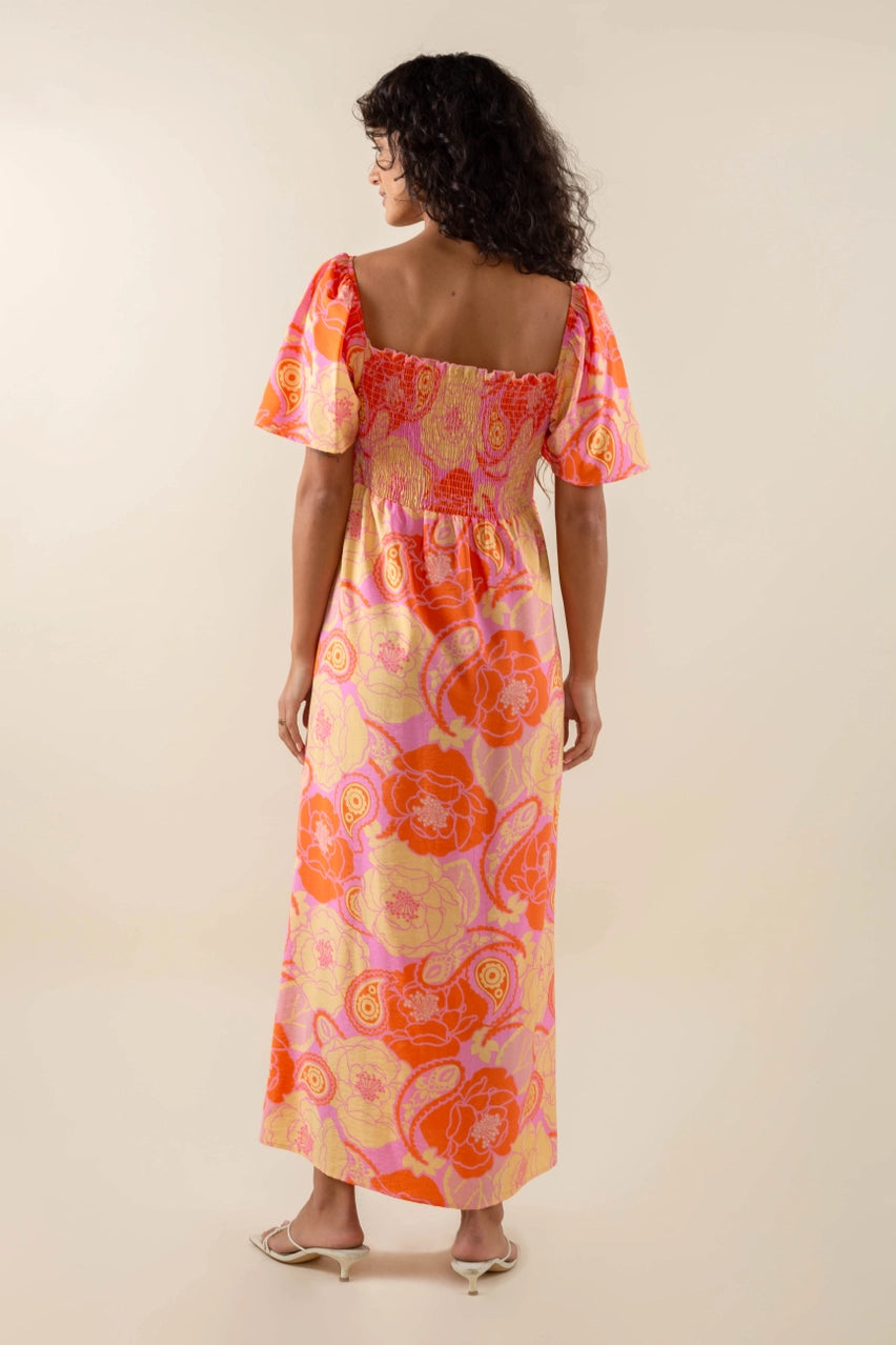 Amanda Floral Maxi Dress - Plus Size