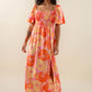 Amanda Floral Maxi Dress - Plus Size