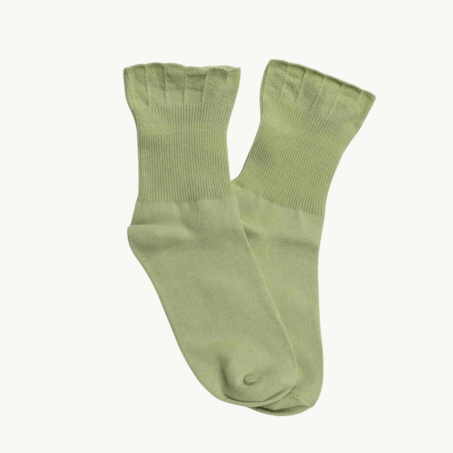 Ruffle Edge Cotton Socks