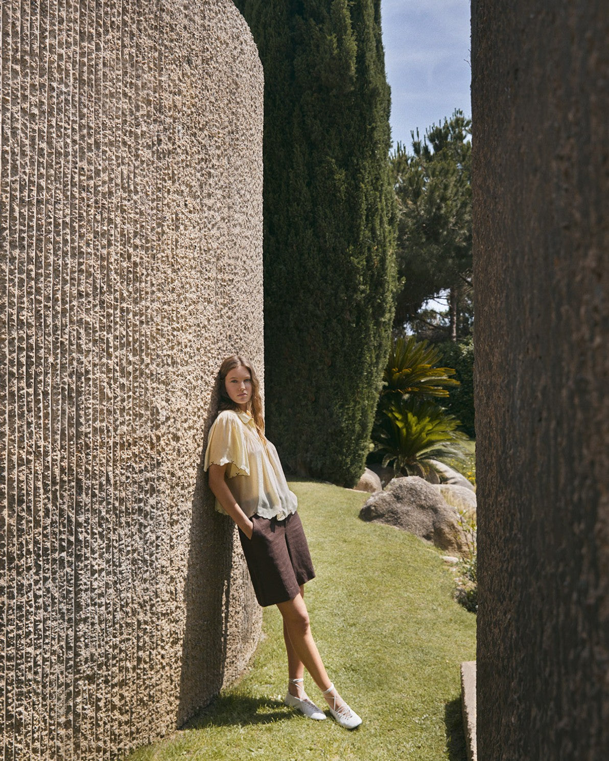 Espresso Linen Shorts