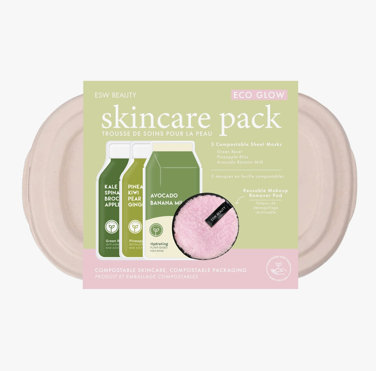 Eco Glow Skincare Pack Compostable Spring Set