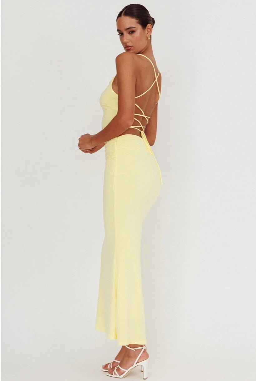 Lemon Maxi Dress