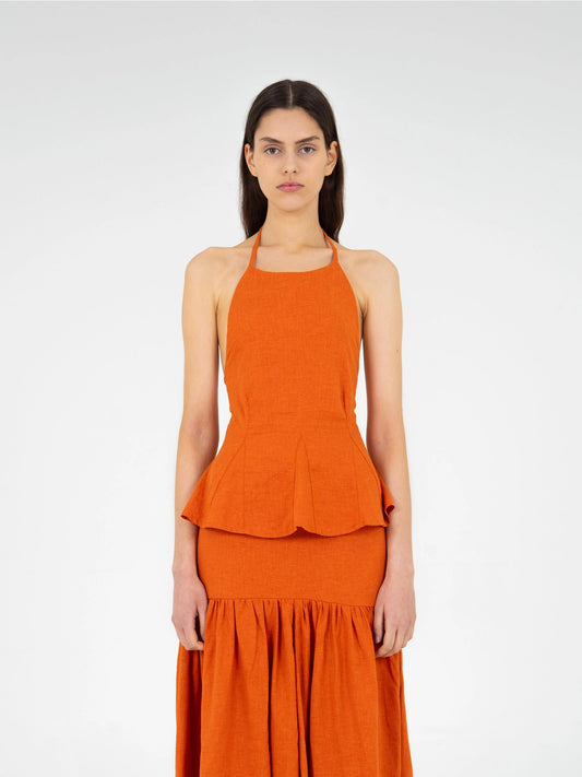 Leo Linen Top