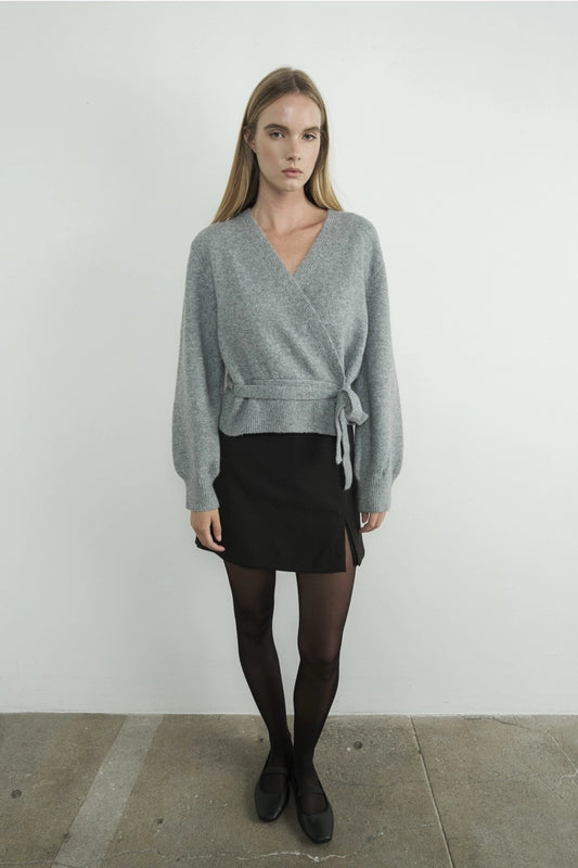 Reya Wrap Sweater