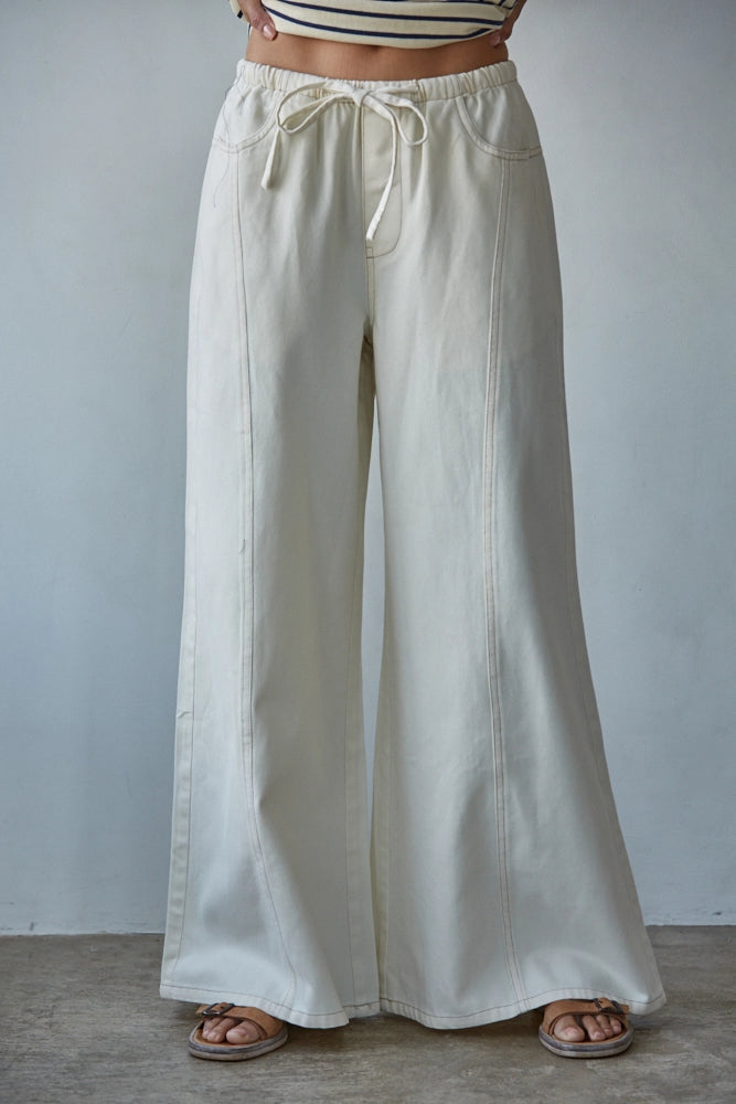 Cream Pants