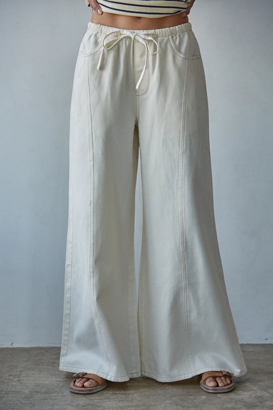 Cream Pants