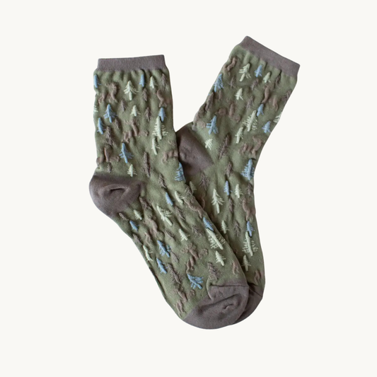 Christmas Casual Crew Socks For Holiday