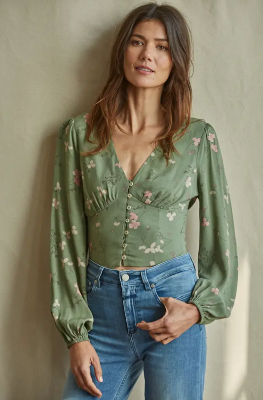 Floral Blouse Top